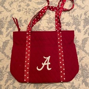 Alabama Quilted Zippered Tote